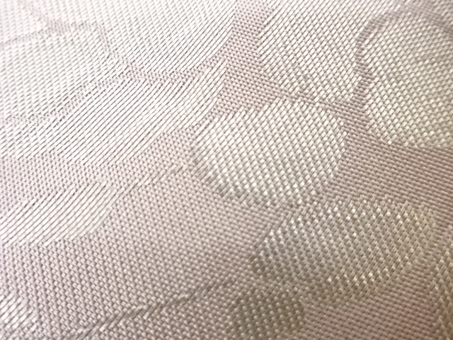  花葉模様織出し名古屋帯